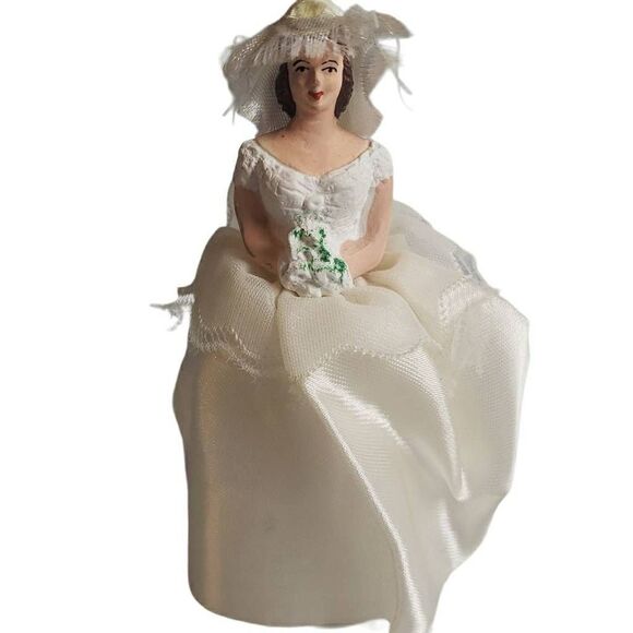 Vintage 1957 Pfeil and Holing Cake Toper Bride Figurine - Picture 2 of 16